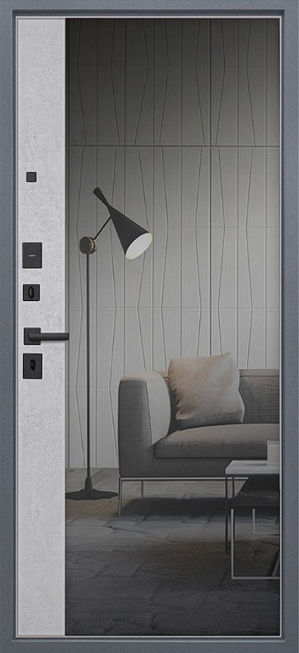 Товар Дверь Беркут Бетон Светлый С Зеркалом DIS007529