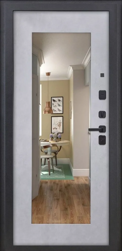 Товар Дверь ДвериПРО Модель Л-46 ФЛЗ-603 Бетон снежный DPRO228156