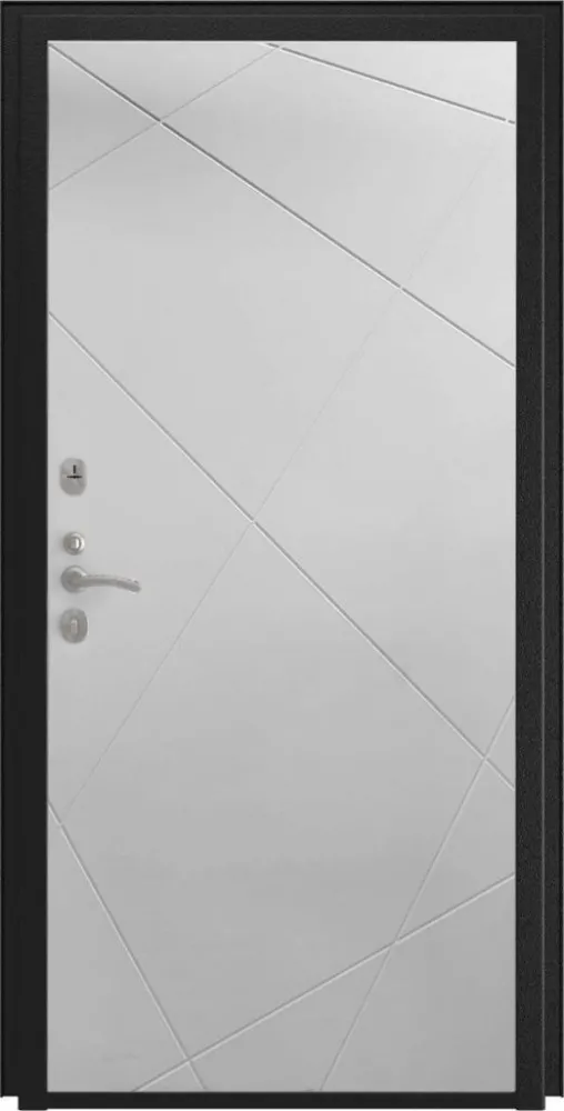 Товар Дверь ДвериПРО Термо серебро ФЛ-291 (Лине, 10мм, Белый софт) DPRO225885