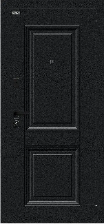 Товар Дверь Браво Некст МФ/SBlack Букле черное/White Silk DIS007427